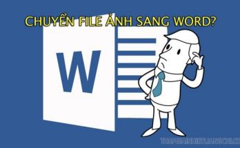 Chuyển ảnh sang word là gì