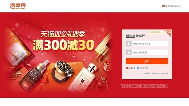 Cách đăng ký Taobao trên máy tính