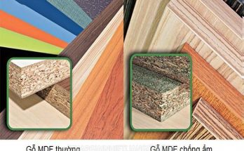 Gỗ MDF thường và MDF chống ẩm