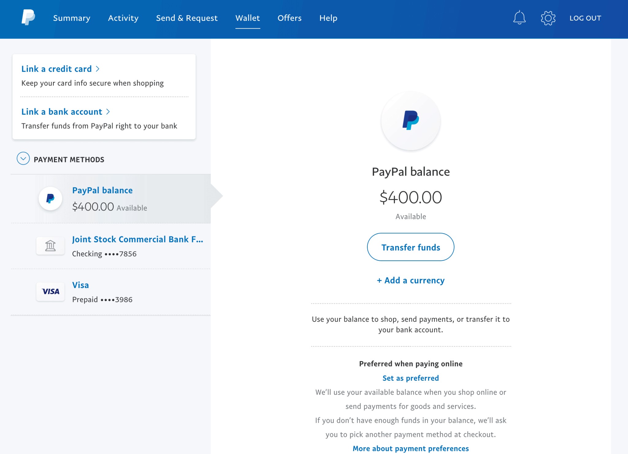 rút tiền từ PayPal về tài khoản ngân hàng