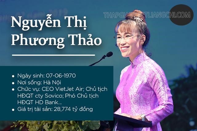 Người phụ nữ giàu nhất Việt Nam bà Nguyễn Thị Phương Thảo