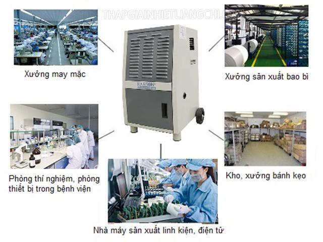 Ứng dụng của máy hút ẩm Harison trong sản xuất công nghiệp 