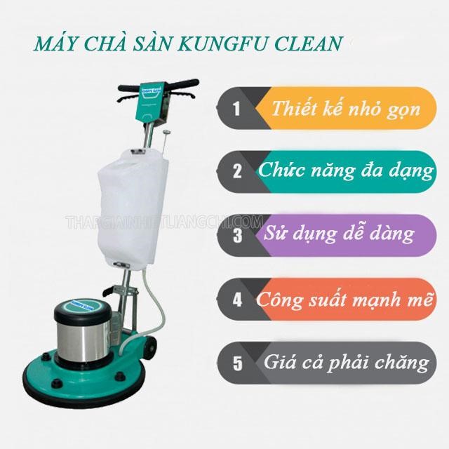 Lý do máy chà sàn Kungfu Clean được tin dùng?