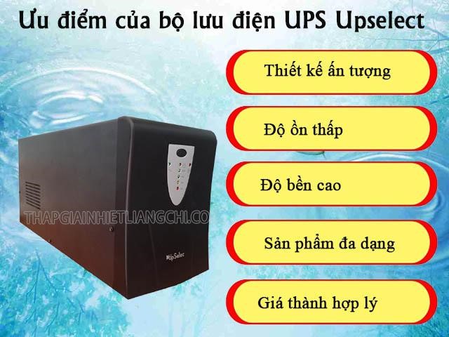 Ưu điểm nổi bật của bộ lưu điện UPS Upselect