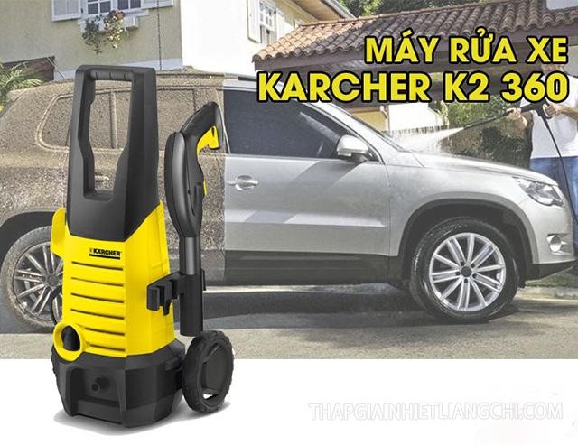 Một số điều cần lưu ý khi sử dụng máy rửa xe Karcher K2 360