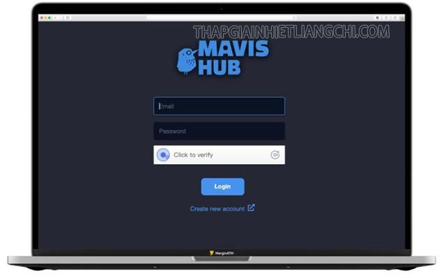 Mở ứng dụng Mavis Hub