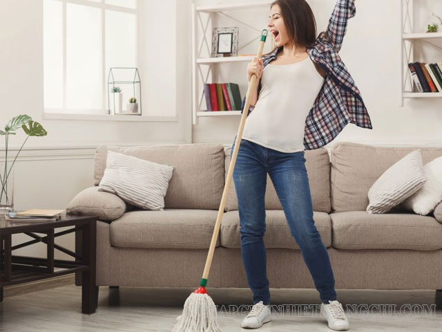 Dọn dẹp nhà cửa giúp cải thiện tâm trạng cực tốt