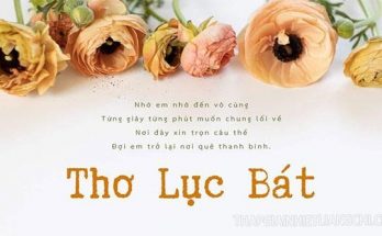 Đặc điểm của thể thơ lục bát