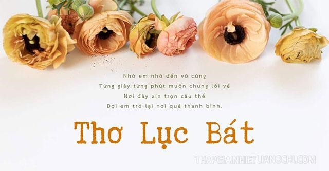 Đặc điểm của thể thơ lục bát