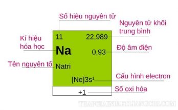 Ví dụ về ký hiệu nguyên tử
