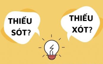 Thiếu sót hay thiếu xót