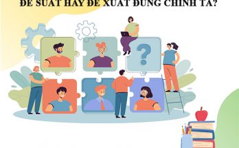 Từ đúng chính tả là “đề xuất”