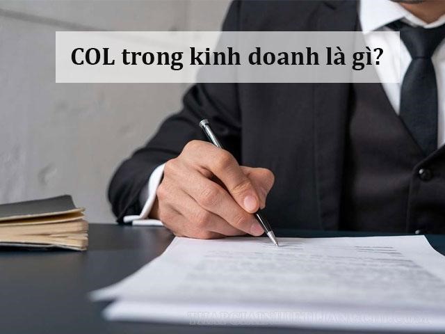 COL là giấy chứng nhận cấp phép kinh doanh