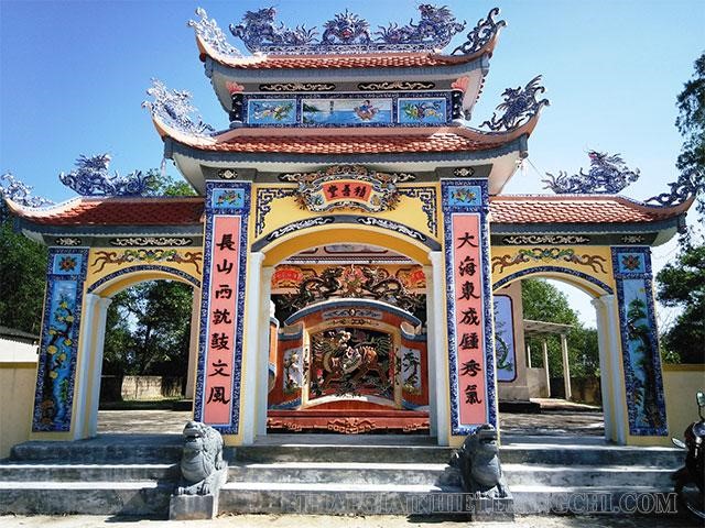 Thiết kế cổng Tam Quan