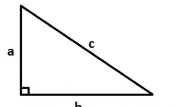 Các đặc điểm của cạnh huyền