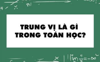 Trung vị là giá trị nằm ở giữa của 1 tập hợp số
