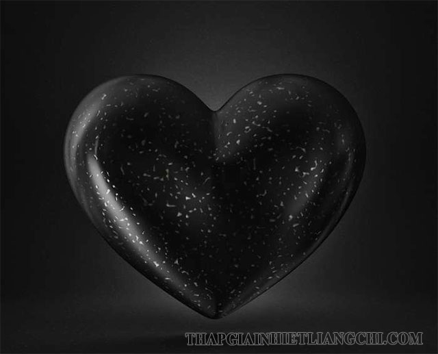 Trái tim màu đen bí ẩn nhằm để tiết lộ bí mật nào đó với người nhận